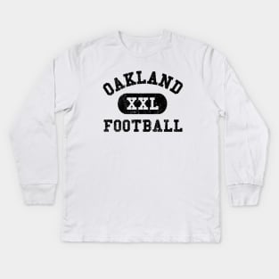 Oakland Football II Kids Long Sleeve T-Shirt